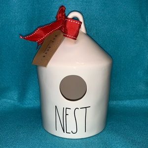 Rae Dunn birdhouse NEST